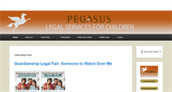 Desktop Screenshot of pegasuslaw.org