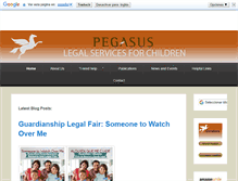 Tablet Screenshot of pegasuslaw.org